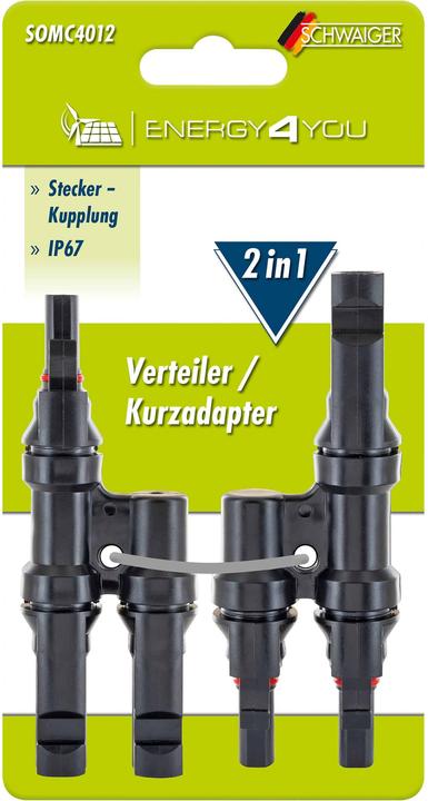Actual product image Schwaiger adapter 2in1 set (Solar system mounting material)