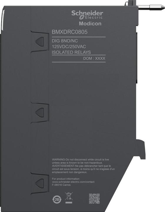 Immagine prodotto Schneider Electric X80 8DO ISOL.REL NO/NC 125VDC/240VAC BMXDRC0805