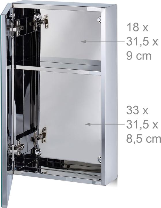 Immagine prodotto Relaxdays Armadietto porta medicinali (32 x 12 x 54 cm)