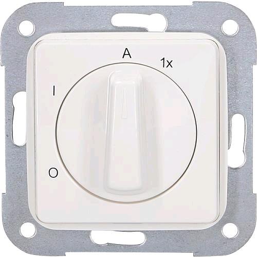 Actual product image Arnold Exterior light switch f Series SI pure white