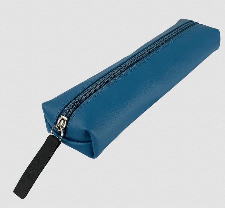 BEE Portamatite Bee-bee Bassotto in ecopelle Blu Denim