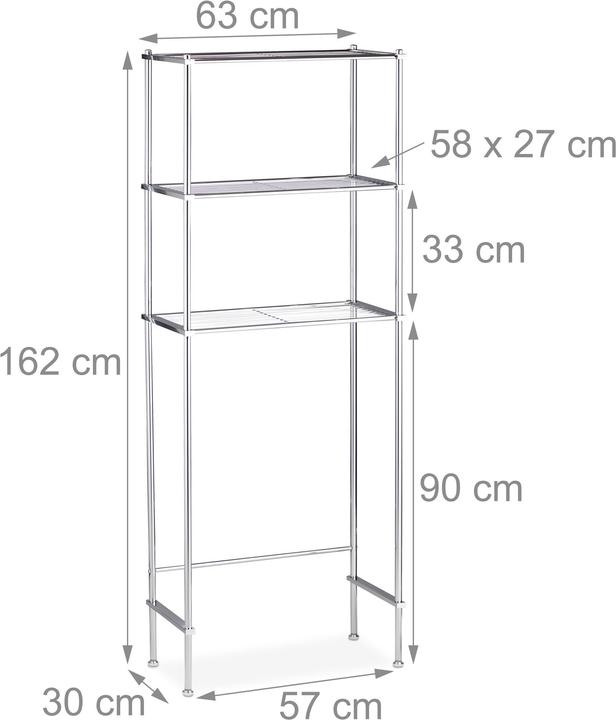 Actual product image Relaxdays Superstructure shelf