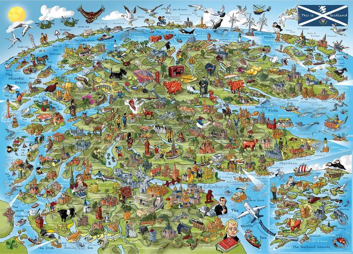 Produktbild Gibsons Puzzle 1000 pieces This is Scotland (1000 Teile)