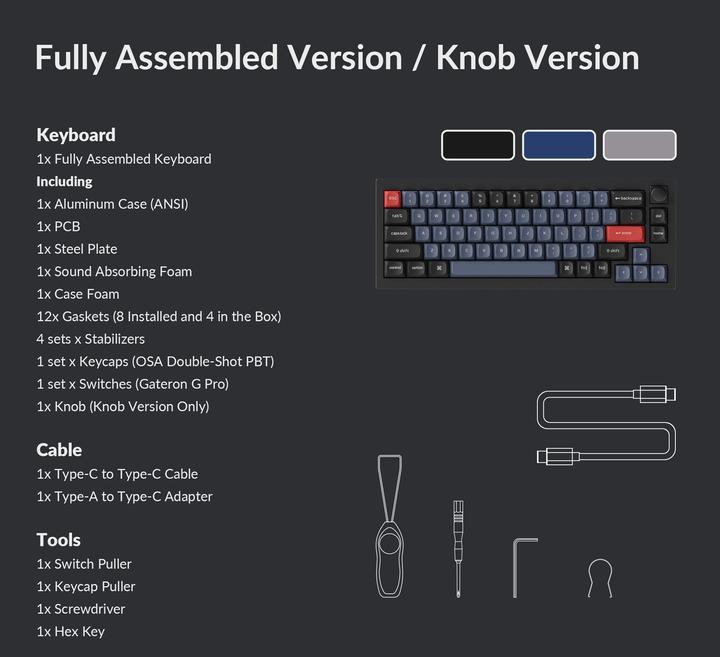 Immagine prodotto Keychron Q2 Versione manopola (US, Cablato)