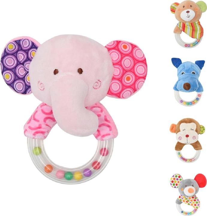 Produktbild Lorelli Baby Plüschtier Rasselring 13 cm