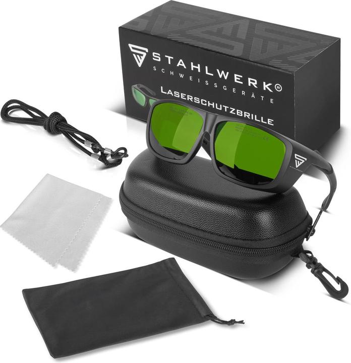Image du produit Stahlwerk Lunettes de protection laser conformes à la norme DIN EN207 Plage de longueurs d'onde de 660 à