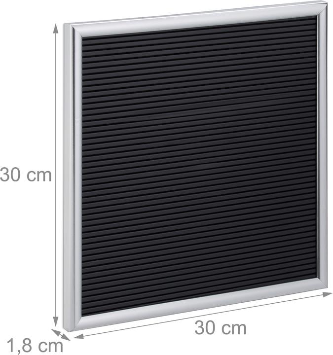 Actual product image Relaxdays Letterboard (Blackboard, 30 x 30 x 2 cm)
