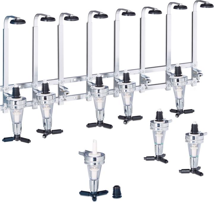 Actual product image Relaxdays Wall-Mount Bar Butler (Dosing spout + pourer)