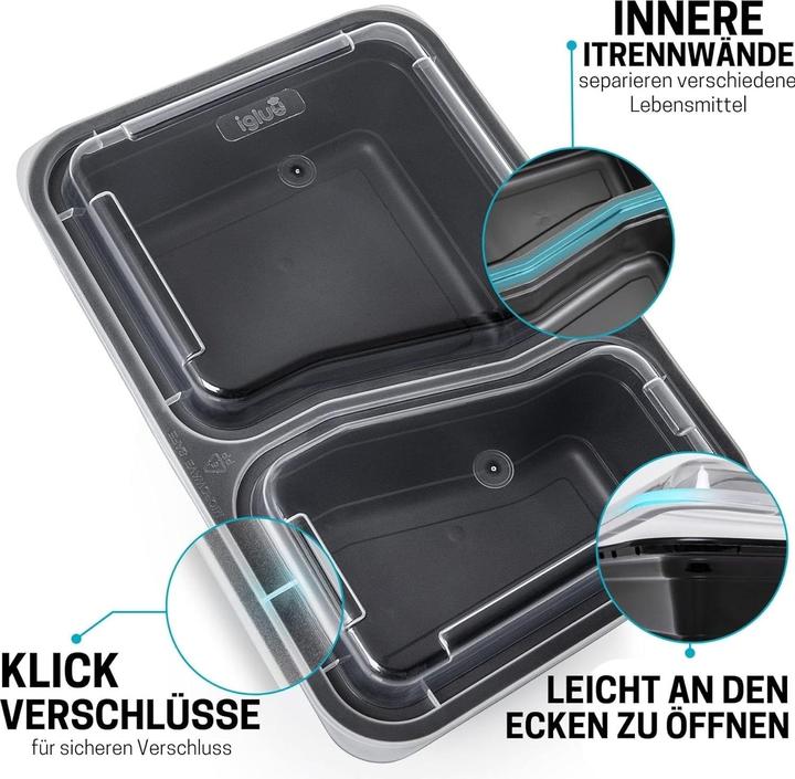 Actual product image Igluu Meal Prep 2-Fach Meal Prep Container