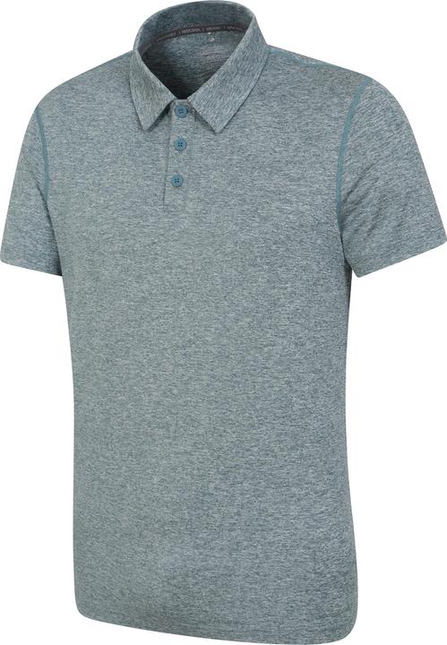 Actual product image Mountain Warehouse Mens Deuce IsoCool Polo Shirt (S)