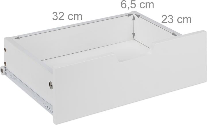 Image du produit Relaxdays Table de chevet avec tiroir (40 x 30 x 60 cm)