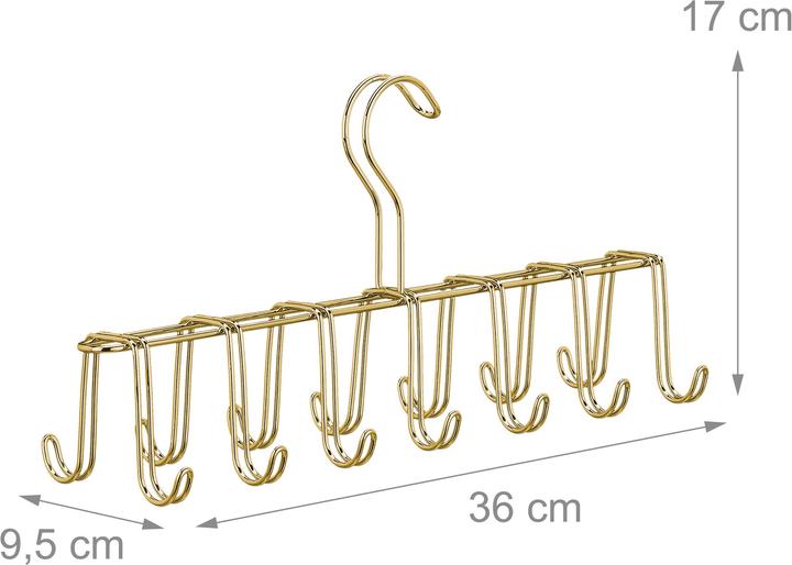 Actual product image Relaxdays Belt Hanger, 14 Hooks (1 x)