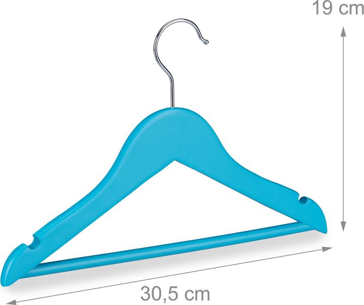 Actual product image Relaxdays Kids's Clothes Hangers Set of 20 (20 x)