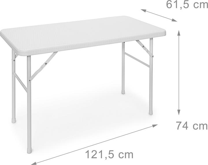 Produktbild Relaxdays Gartentisch (121.50 cm)