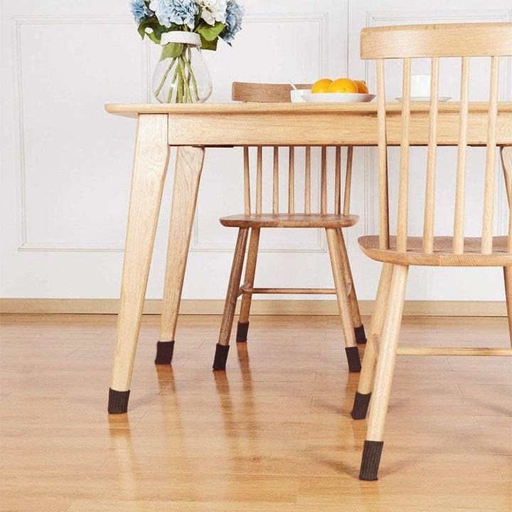 Image du produit ASMI chaussettes de chaise, chaussettes de pied de chaise, 4 pièces, marron foncé (Chaussettes de chaises, 4 pièce(s))