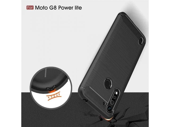 Immagine prodotto Screenguard Motorola Moto G8 Power Lite Cover Carbon Brushed Soft TPU (Motorola Moto G8 Power Lite)