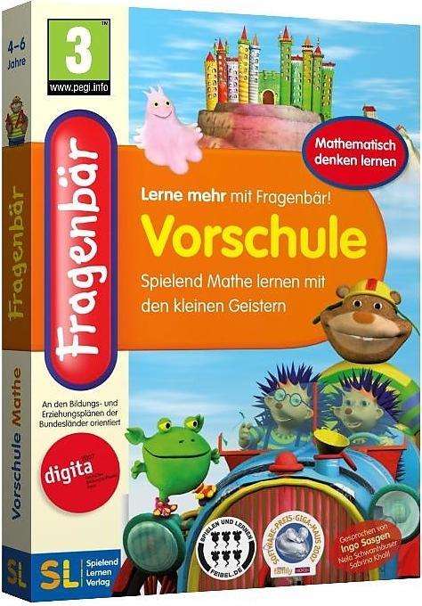 Actual product image Fragenbär, Preschool - Learning maths through play with the little ghosts, 1 CD-ROM (German)