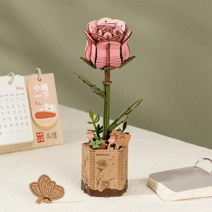 Produktbild Robotime Modellbausatz 'BLUMENSTRAUSS'