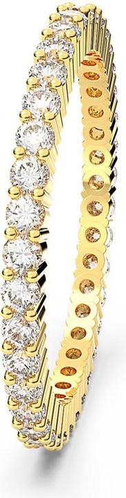 Produktbild Swarovski Vittore Ring Rundschliff Weiss Gold (60)