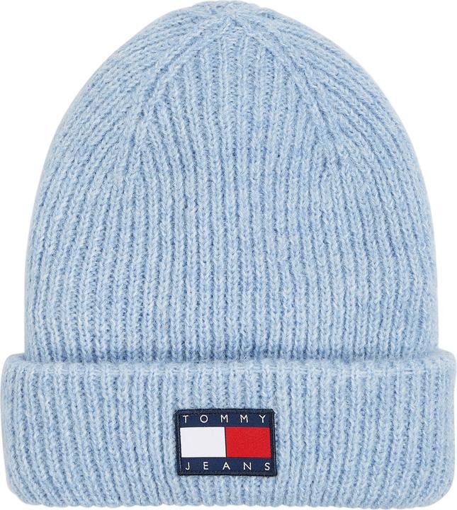 Produktbild Tommy Hilfiger TJW Soft Beanie Met Logo - Blauw - One Size