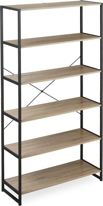 Actual product image Relaxdays Shelving Unit 6 Tier Industrial (95 x 35 x 180 cm)