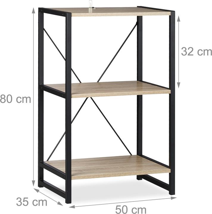 Image du produit Relaxdays Standregal (50 x 35 x 80 cm)