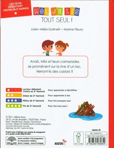 Image du produit Moi, je lis tout seul! - Sur la piste du Castor en fin de 2ème HarmoS (Français, Fleury Marine, Milesi Julien, 2021)