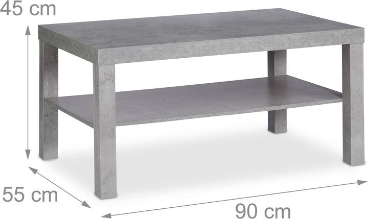 Actual product image Relaxdays Genevieve (90 x 55 x 45 cm)