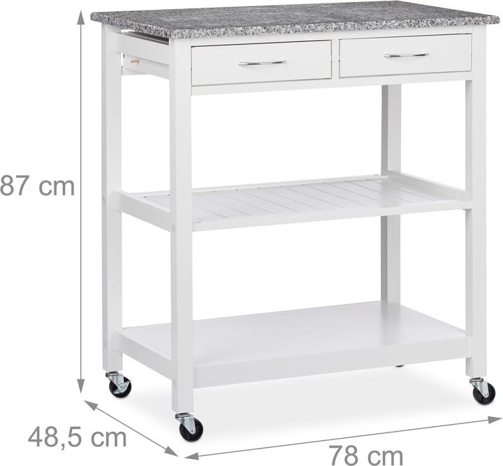 Produktbild Relaxdays Küchenwagen