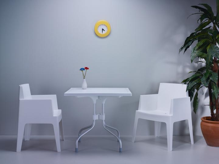 Produktbild CLP Tisch Forza 80 cm, schwarz (80 cm)