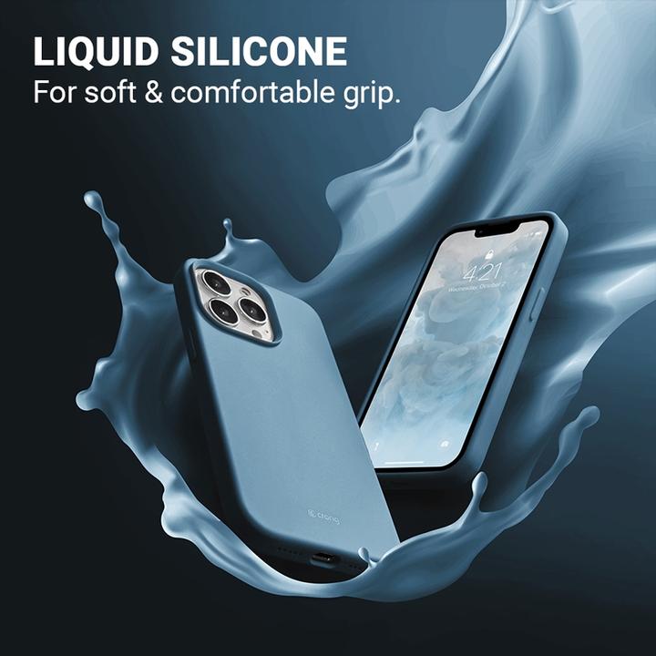 Actual product image Crong COLOR COVER - CASE IPHONE 13 PRO MAX (Blue) universal (Apple iPhone 13 Pro Max)
