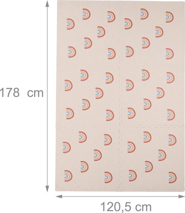 Produktbild Relaxdays 6x Puzzlematte (60 x 60 cm)
