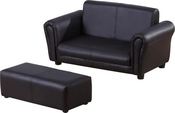 Swisshandel24 Fauteuil pour enfants avec repose-pieds, Canapé pour enfants avec pouf, Canapé pour enfants (Fauteuil pour enfants)