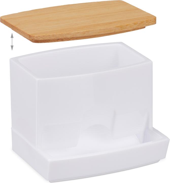 Actual product image Relaxdays Cotton Swab Storage Box