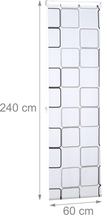 Image du produit Relaxdays Store de douche Carré (60 x 5 x 240 cm)