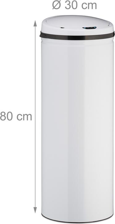 Image du produit Relaxdays Poubelle senseur (50 l)