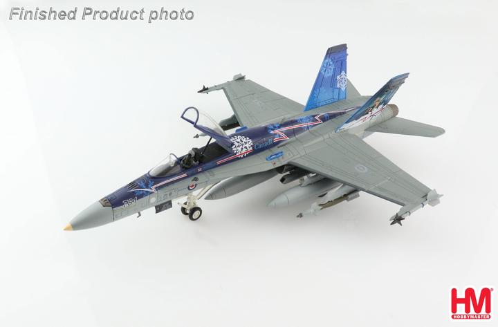 Actual product image Hobby Master CF-18A Hornet Canada Special Marking 2012, RCAF Demonstration Team 1:72 HA3557.