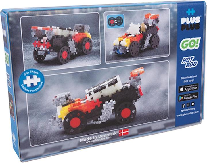 Actual product image Plus-Plus Hot Rod Race Car