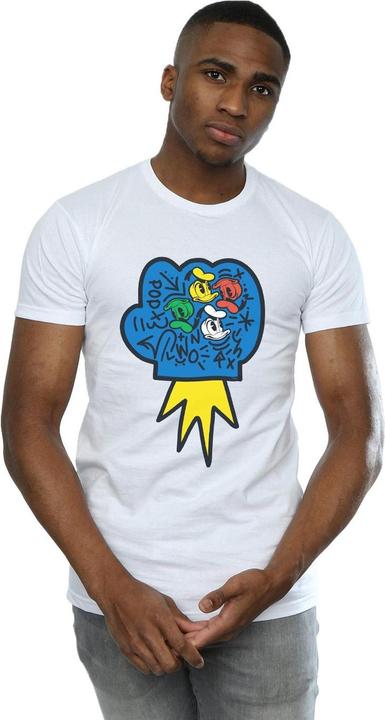 Immagine prodotto Disney Donald Duck Pop Fist Maglietta Uomo (L)