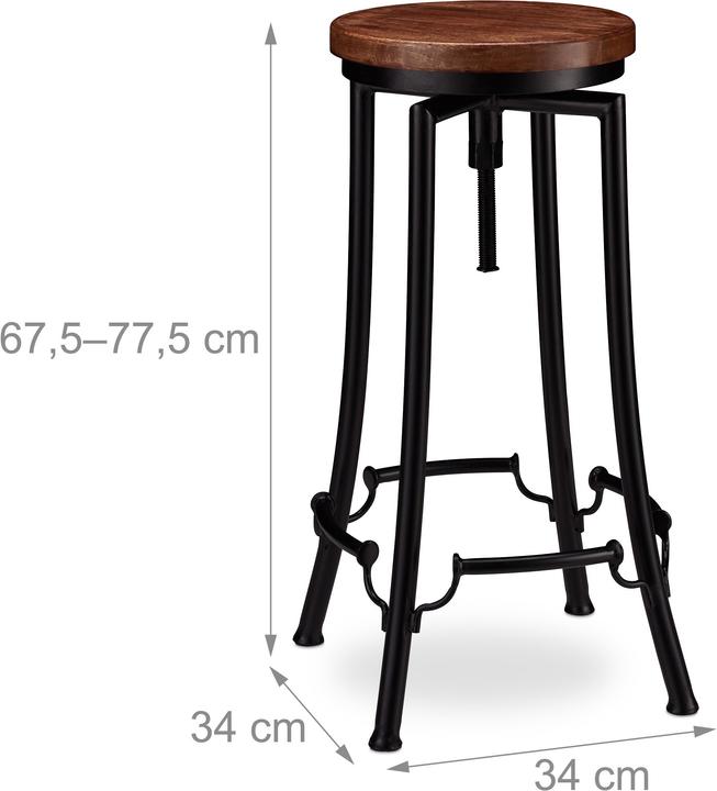 Produktbild Relaxdays Barhocker