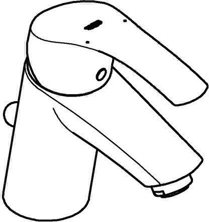 Actual product image Grohe Eurosmart single-lever basin mixer S-Size