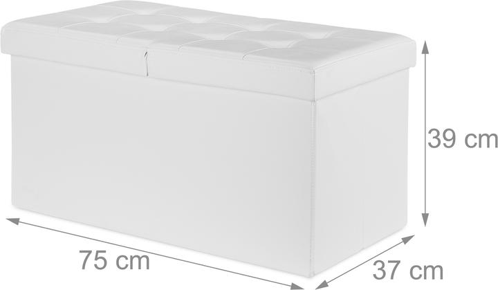 Produktbild Relaxdays Kunstleder (75 cm)