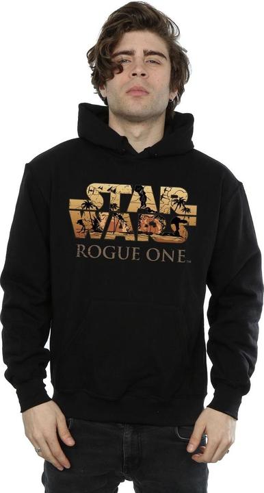 Actual product image Star Wars Mens Rogue One Logo Scene Hoodie (3XL)