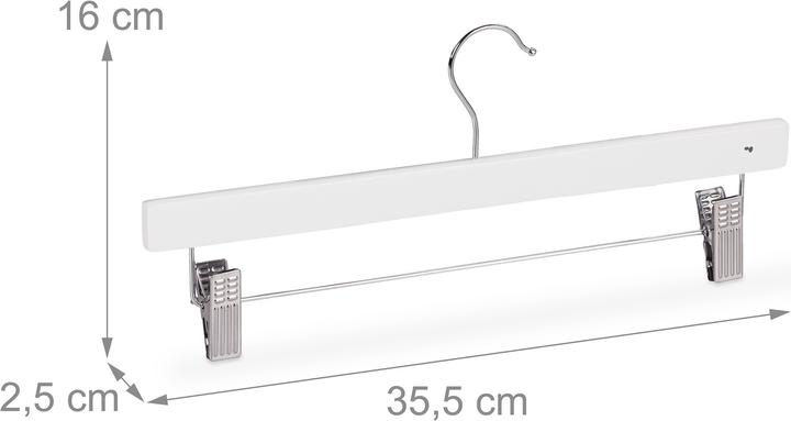 Actual product image Relaxdays Trouser hanger (12 x)