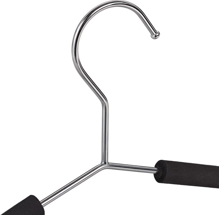Actual product image Relaxdays Coat Hanger Set of 12, Non-Slip Foam Coating (12 x)