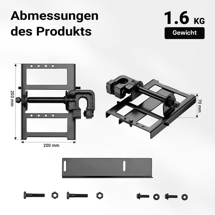 Immagine prodotto Wiltec Guida per motoseghe 5-15cm Dispositivo mobile in acciaio per segheria (Motosega, Spada a catena)