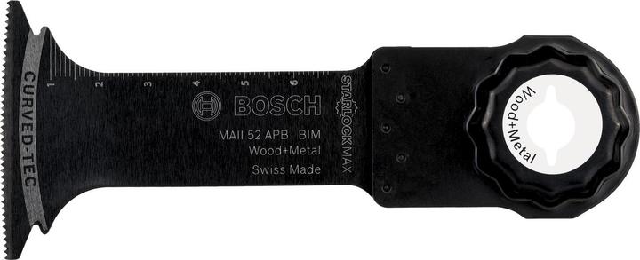 Bosch Professional Zubehör BIM plunge cut saw blade MAII 52 APB, Wood and Metal, 70 x 52 mm, pack of 10