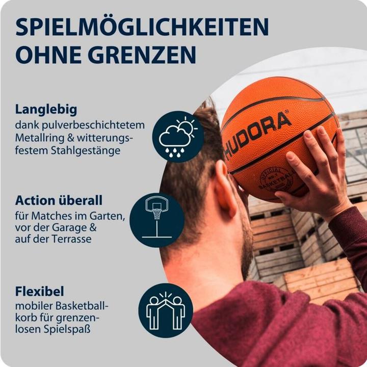 Actual product image Hudora Basketball Stand Competition Pro