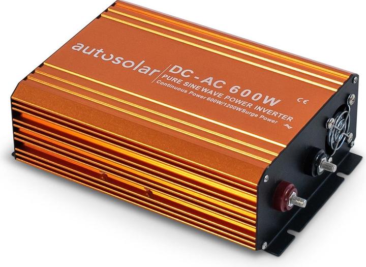 Actual product image Autosolar Inverter 12 V DC to 230 V AC 600 W