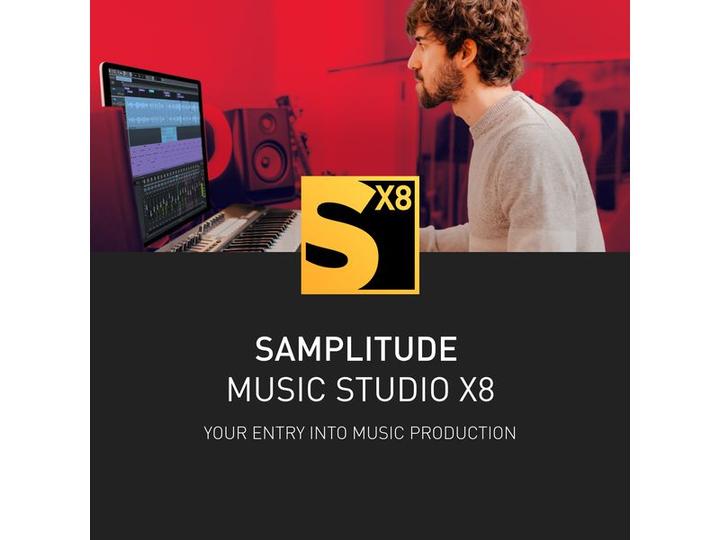 Actual product image Magix SAMPLITUDE Music Studio X8 Download Code (1 User, 1 Devices/Users, unlimited)